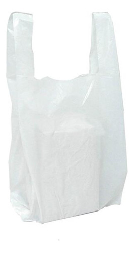 Bolsa Camiseta 45x60cm Blanca Paquete X100 Unidades