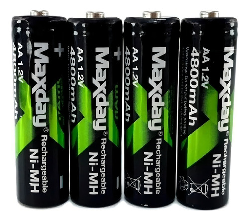 Kit 4 Cargador Baterías Aa Aaa 9v + 4 Recargables Aa