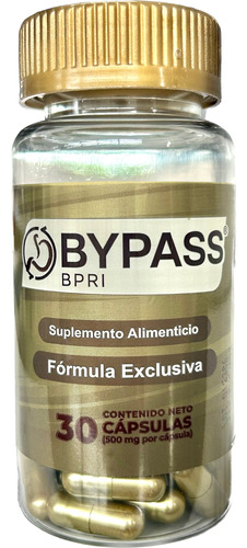 Bypass 30 Capsulas 3 Pz Inhibidor De Apetito 100% Natural