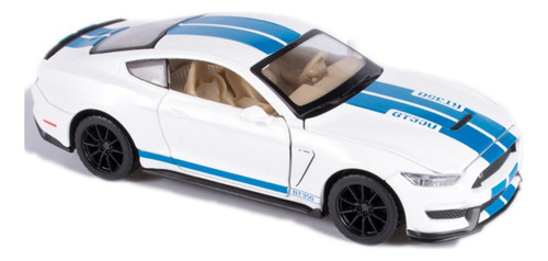 D Ford Mustang Gt350 Miniatura Metal Autos Luces Y Sonido