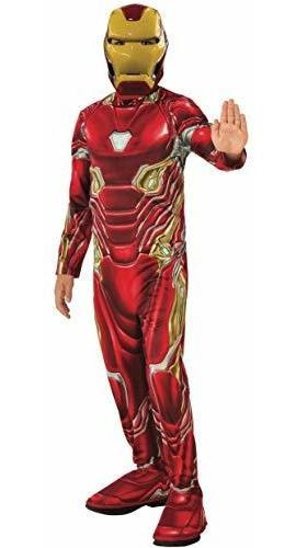 Disfraz Talla Medium Para Niño De Iron Man De Marvel