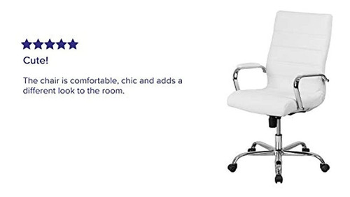 Imagen 4 de 5 de Silla De Oficina Con Respaldo Alto Flash Furniture | Silla D