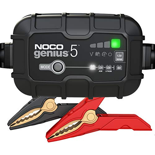 Noco Genius5, 5-amp Fully-automatic Smart Charger, 6v And 12