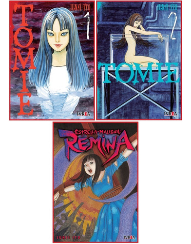 Combo Tomie 1 Y 2 + Remina - Manga Junji Ito - Ivrea