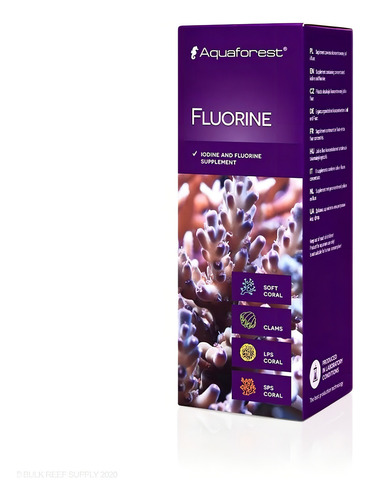 Suplemento de flúor Corales 50 ml Aquaforest Reef Aquarium