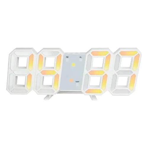 Reloj Digital Led Rgb 3d Características Mejoradas