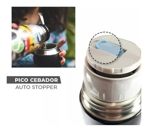 Termo Thermo Acero Inoxidable Flat Top Original 1000 Cc
