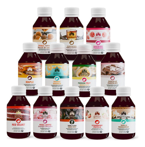 Emulsiones Para Pastelería Gusteau's® Pack 12 Unidades
