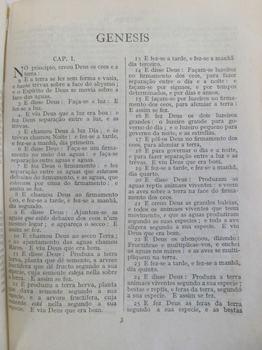 Biblia Antiga Rara Ano 1948 - Segundo O Original - Seculo 19