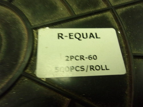 R-equal International 2pcr-60 600pcs/roll Roller Ripple  Mww