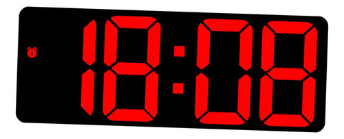Reloj De Pared Digital Snooze Led Despertador De Escritorio