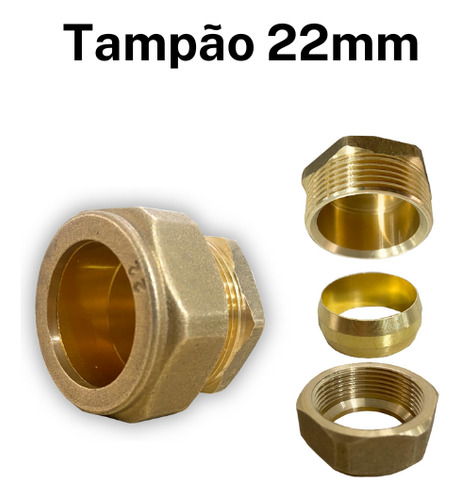 Kit Conexão União Fácil Tubo 22mm P/3 Coletor Solar