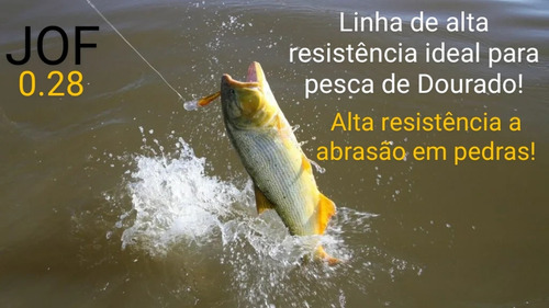 Linha Jof X8 High Strength 0.28 150mts Siliconada