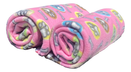 Manta Cobertor Pet Grande 100x70 Soft Baby Cor Rosa