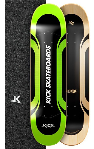 Imagem 1 de 9 de Shape Skate Kick K2 + Lixa Kick