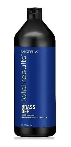 Brass Off Matrix Shampoo Matizador Azul 1 Litro