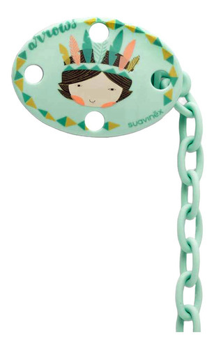 Clip Para Chupon Arrows Suavinex Color Azul
