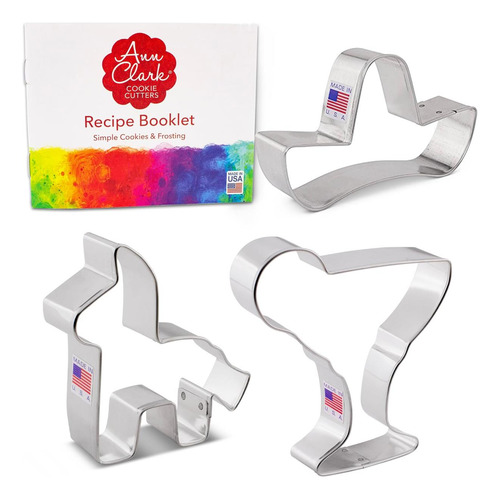 Cinco De Mayo Cookie Cutters 3-pc Set Hecho En Ee Uu Por