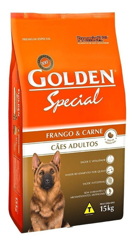 Ração Golden Special Frango E Carne 15 Kg Adultos 