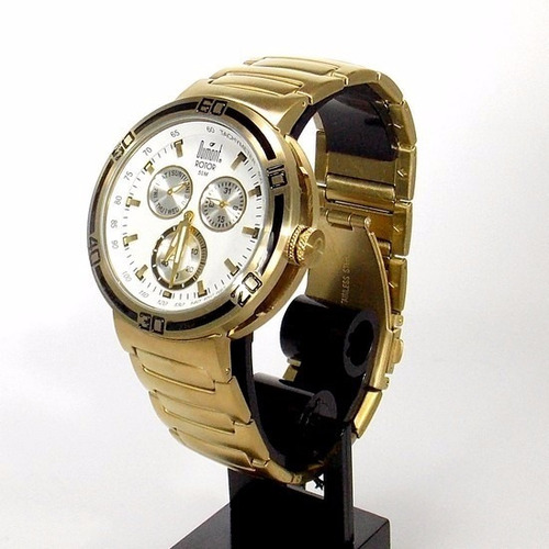 Relogio Masculino Dumont Rotor 2 Pulseiras Sk80005b Novo
