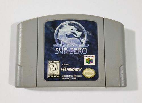Mortal Kombat - Mythologies Sub Zero Nintendo 64 (original) (Usado)