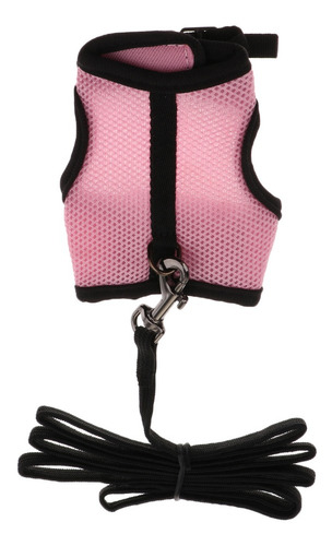 Imagen 2 de 12 de Correa De Tracción De Mascota Pequeña Rosa S