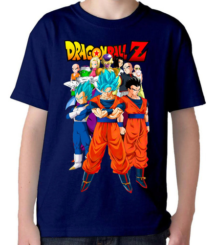 Camiseta Algodon Remera Dragon Ball Varios Colores