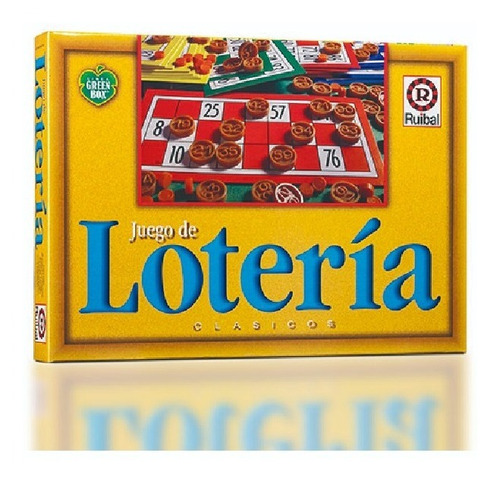 Juego De Mesa Lotería Ruibal Línea Green Box Papeleta C