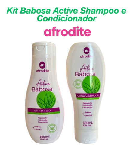 Kit Shampoo E Condicionador Active Babosa