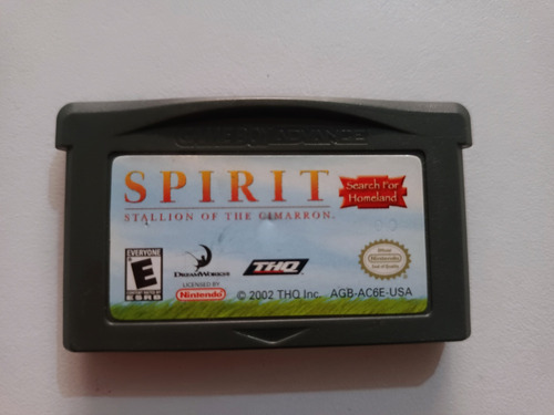 Spirit Stallion Of The Cimarron Game Boy Advance (Usado)