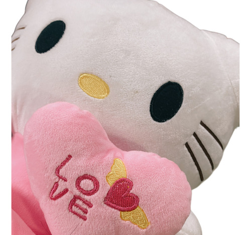 Hello Kitty Peluche Con Corazon 42 Cm Premium