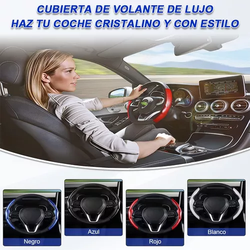 Funda Volante Coche Universal, Fundas Cubre Volante Coche 37-39 cm, Funda  de Microfibra para Coche Fundas para Volante de Coche, Suave,  Antideslizante, Adecuado para Todas Las Estaciones (Rojo-Negro) :  : Coche y