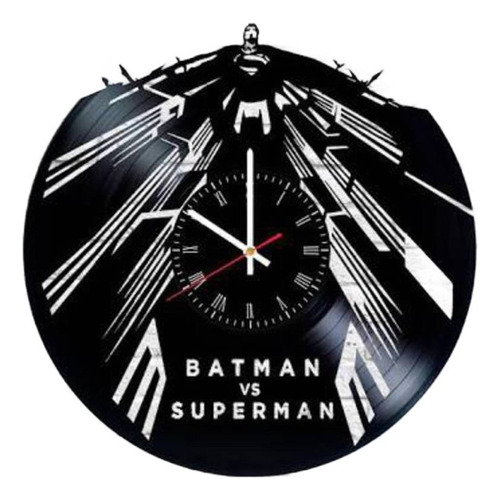 Reloj Corte Laser 1213 Superman Vs Batman