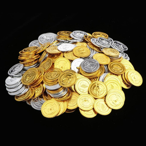 300pcs Favores De Moneda De Dinero De Decoración Colorida