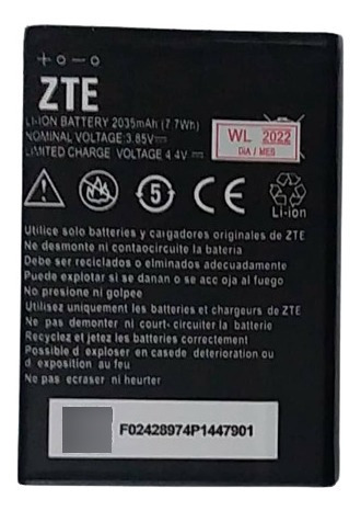 Batería Pila Zte Modelo Z835 Nueva 