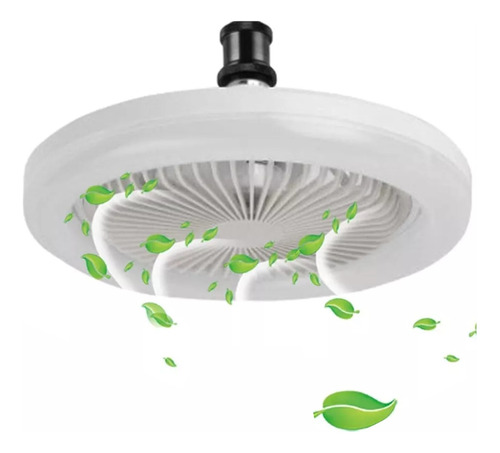 Lámpara De Techo Luz Led Con Ventilador Control Remoto 30w