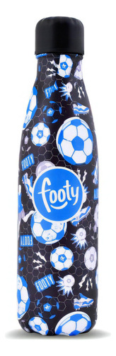 Footy Botella Térmica De Acero Inoxidable 500ml Boterm135 Color Fútbol (azúl)