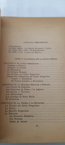 Manual De Historia De La Música Edad Media Renacimiento (Usado)
