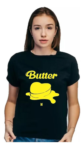 Remera Bts Butter -  Cuello Redondo - B02 Infantil