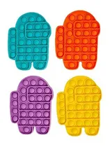 Comprar Push Pop Pop Sensorial Burbuja Fidget Juguetes 4 Paquetes