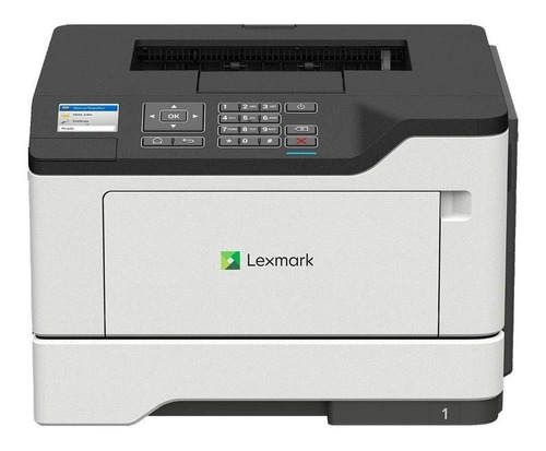 Impresora simple función Lexmark MS521dn blanca y negra 230V