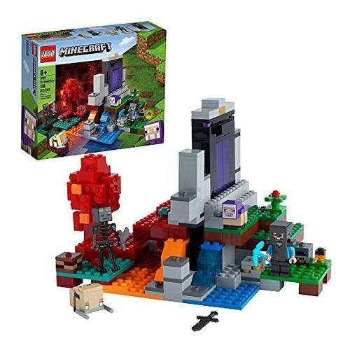 Lego Minecraft The Ruined Kit De Construccion Portal 21172