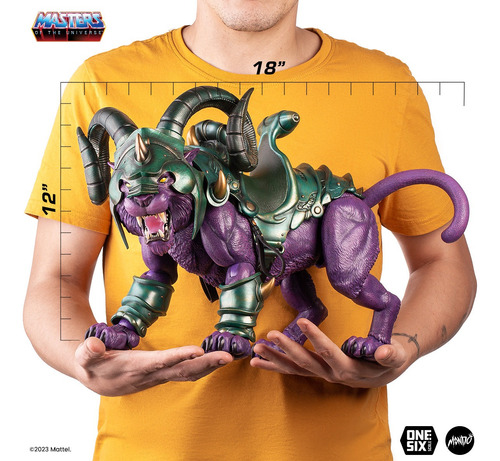 Panthor Mondo 45 Cm Masters Motu Escala 1/6 Enemigo De Heman (Usado)