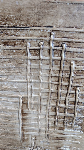 Imagen 5 de 10 de Obra De Arte Cuadro Original Tecnica Mixta Relieve