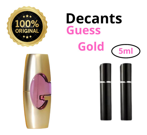 Muestra De Perfume O Decant Guess Gold Dama Original 