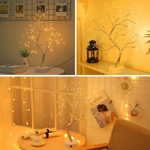 Imagen 2 de 7 de Luces De Decoración Navideña Led Luces De Árboles Bonsai