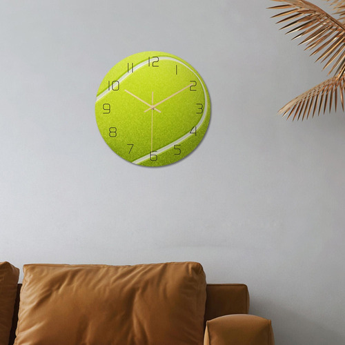 Reloj De Pared Con Bola Deportiva, Relojes Colgantes Tenis