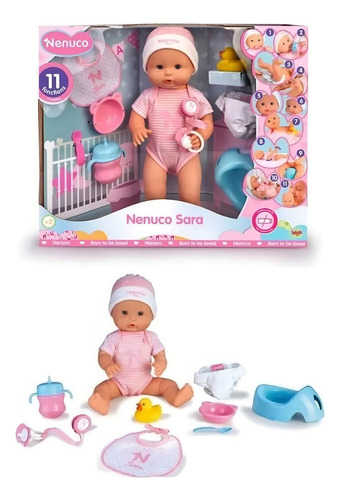 Nenuco Muñeca Sara El Bebé Más Real Con 11 Funciones