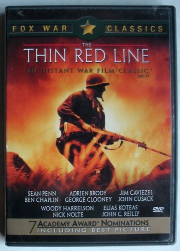 Dvd The Thin Red Line - Delgada Linea Roja  Booklet  Imp Usa