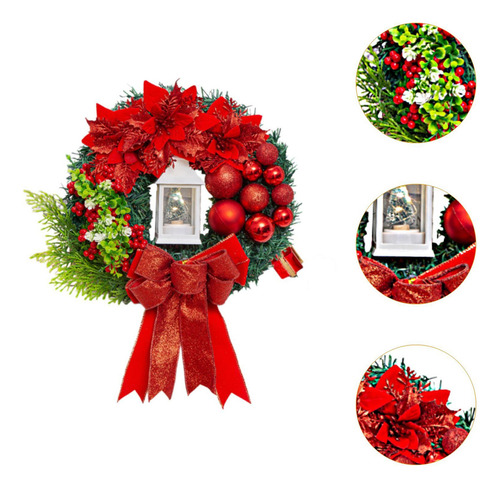 Guirlanda De Natal Artificial Guirlanda De Férias 40cm